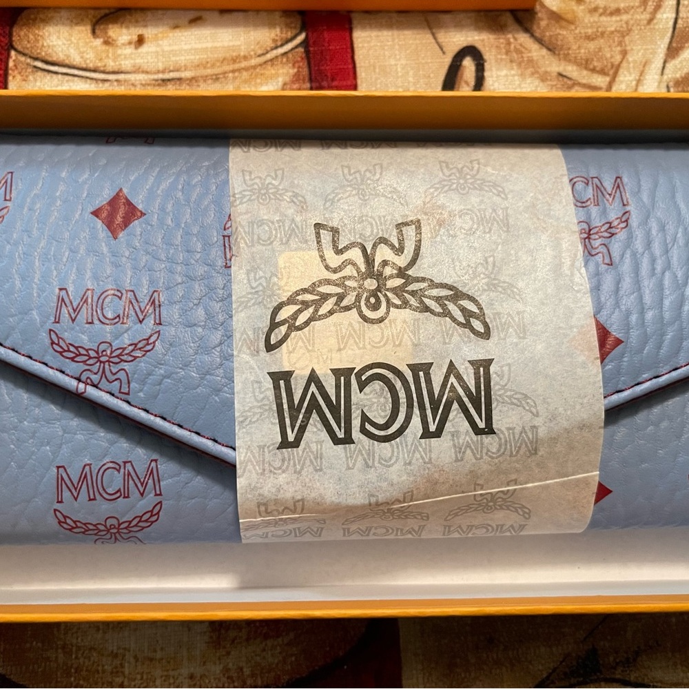 Sold MCM Wallet Blue
